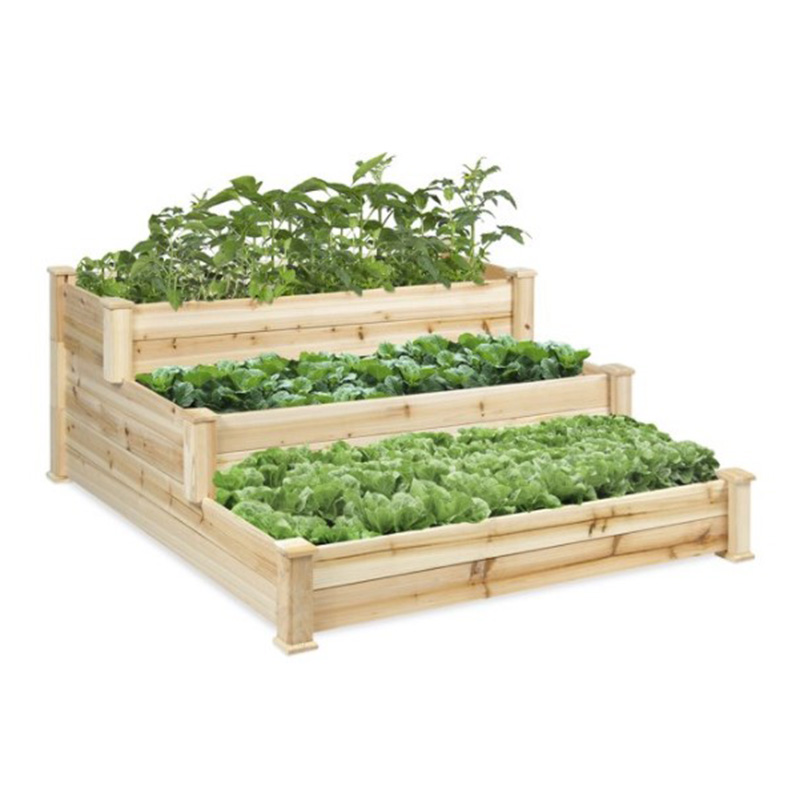 3-Tier Fir Wood, Horti Bed Planter Ornamentum Plantarum, Herbarum, Vegetabilium, Outdoor Gardening Tiered Design 49' x 49' x 22' 3-Tier Fir Wood, Horti Bed Planter Ornamentum Plantarum, Herbarum, Vegetabilium, Outdoor Gardening Tiered Design 49' x 49' x 22'