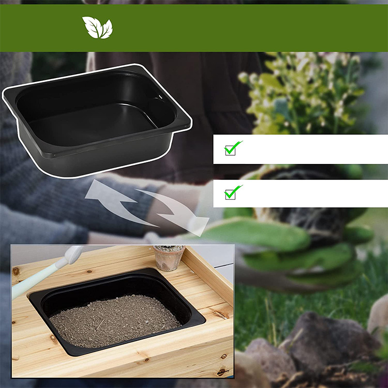 Potting Banco Tabula, Hortus Workstation w/ Sieve Screen, Removable Sink & Baskets