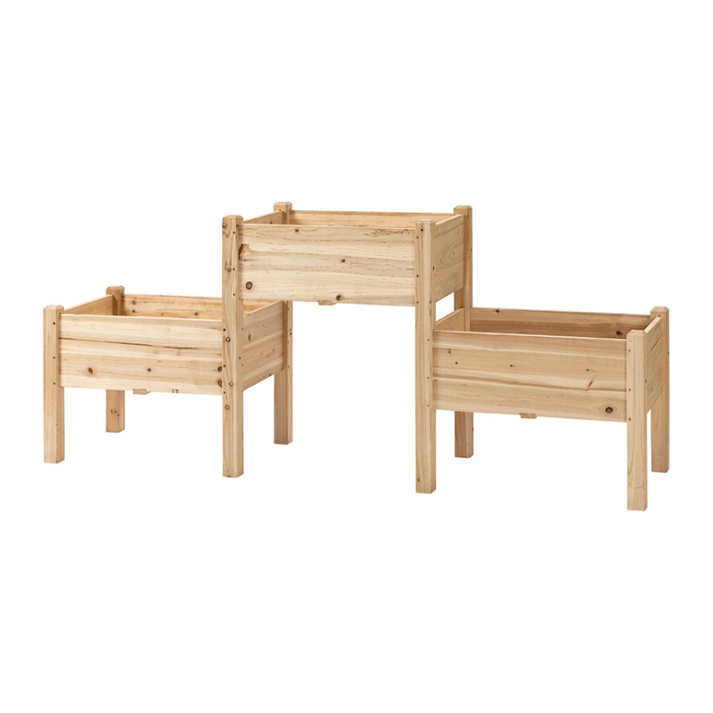 3 Tier Elevatus Hortus Bed Freestanding Planter Box pro Vegetabilium, Herbarum, Florum 3 Tier Elevatus Hortus Bed Freestanding Planter Box pro Vegetabilium, Herbarum, Florum