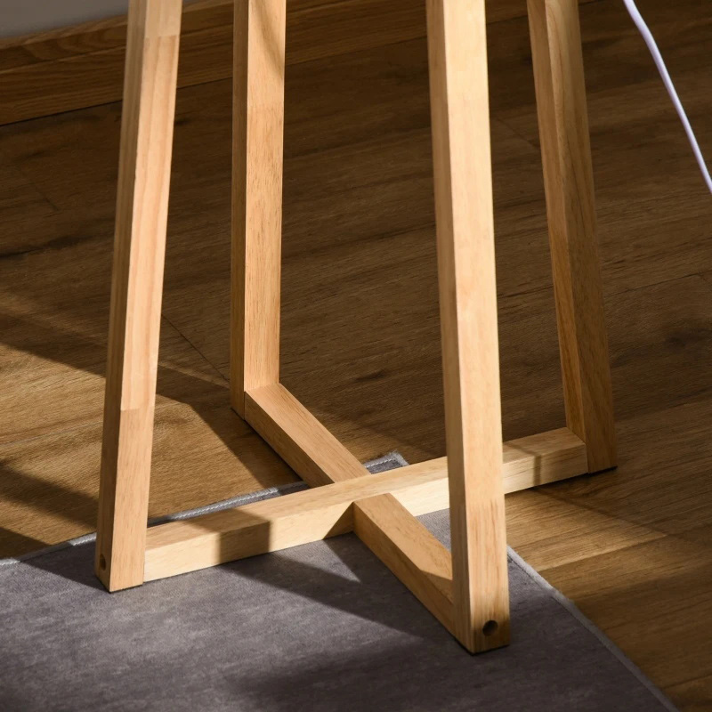 Modern stans Floor Lucerna Cubiculum Lux w/Drum Lampshade, Pede Pedal Switch