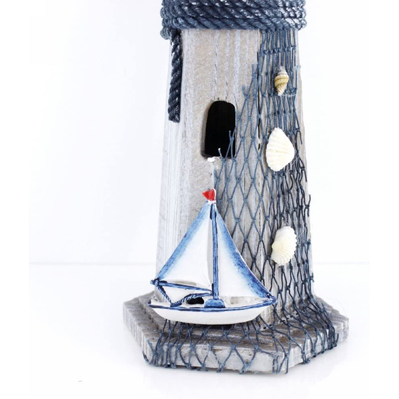 Navis cymba lignea Phari 10.6' High Nautical Themed Room Pharus Home Decor