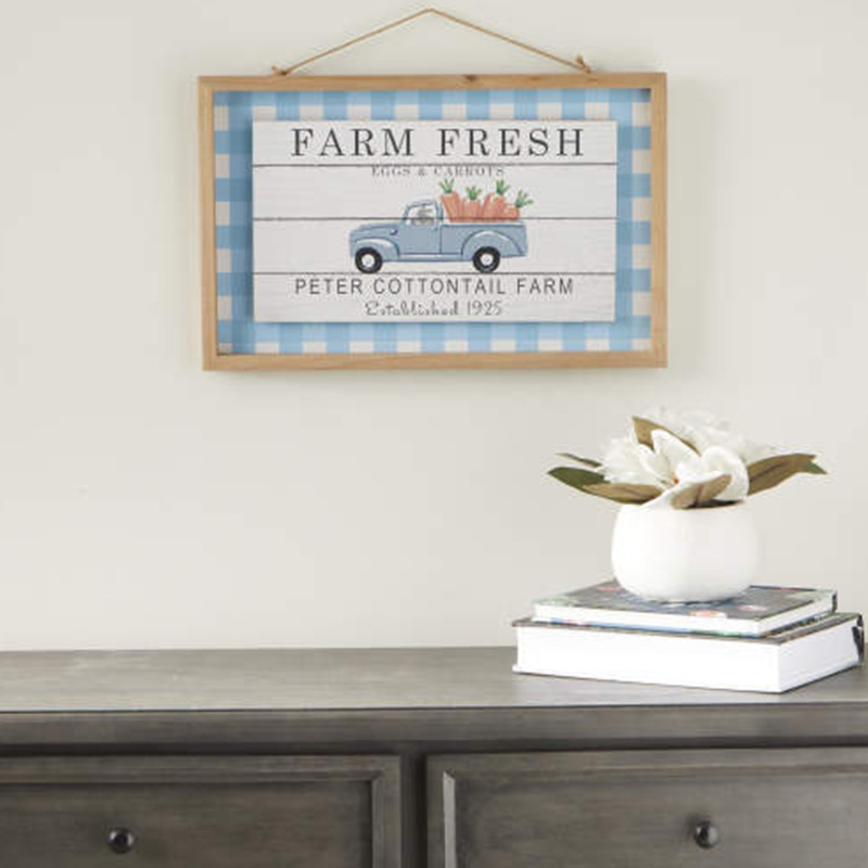 'Farm Fresh' Paschae Framed Wall Decor pendens