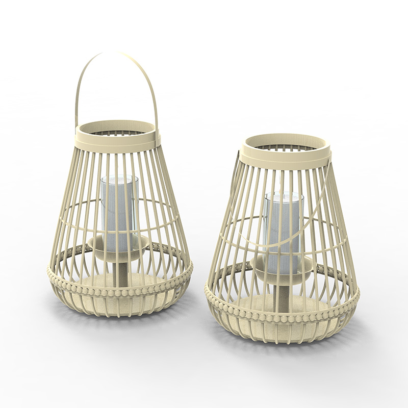 Metallum lampadis cum Pugna Candle operata - Traditional Black, 17' Lantern