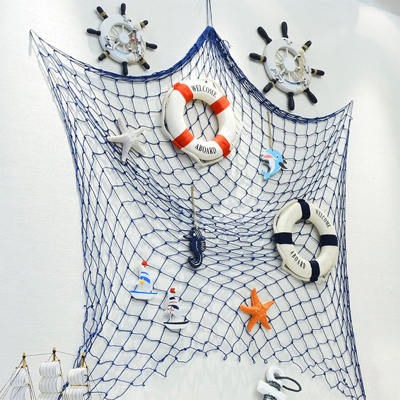 Navis ligneus navis inoffenso rota nautica / Handcrafted ligneus Navis Wheel pirata Decor Wall et Door pendens Ornament Plaque (Piscium)