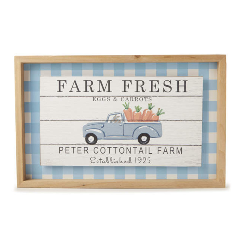 'Farm Fresh' Paschae Framed Wall Decor pendens