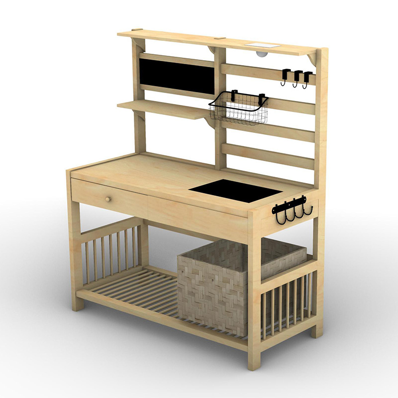 Potting Banco Tabula, Hortus Workstation w/ Sieve Screen, Removable Sink & Baskets