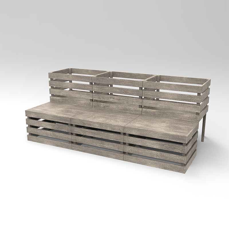 3 Tier Elevatus Hortus Bed Freestanding Planter Box pro Vegetabilium, Herbarum, Florum