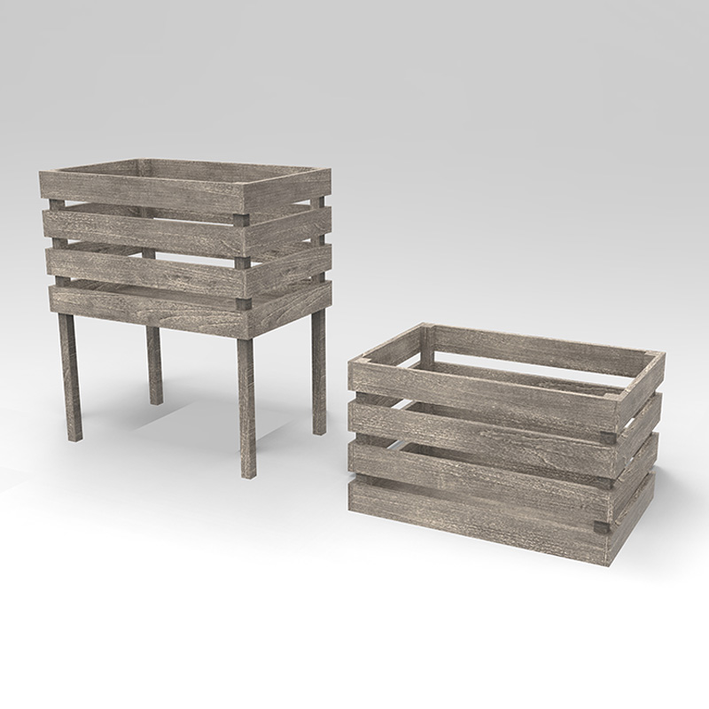 3 Tier Elevatus Hortus Bed Freestanding Planter Box pro Vegetabilium, Herbarum, Florum