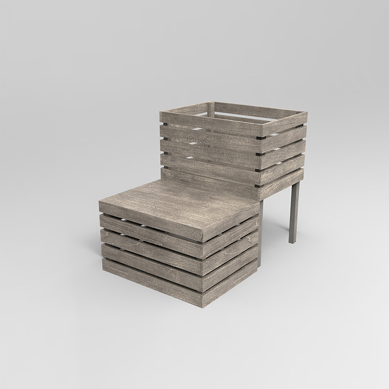 3 Tier Elevatus Hortus Bed Freestanding Planter Box pro Vegetabilium, Herbarum, Florum