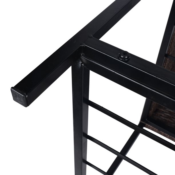 Umbraticis / Outdoor Rattan Flower Planter Box cum Mors Principium PRAECLUSIO Rack Infra et fortis Elevatum Opus Area XXVIII 'H