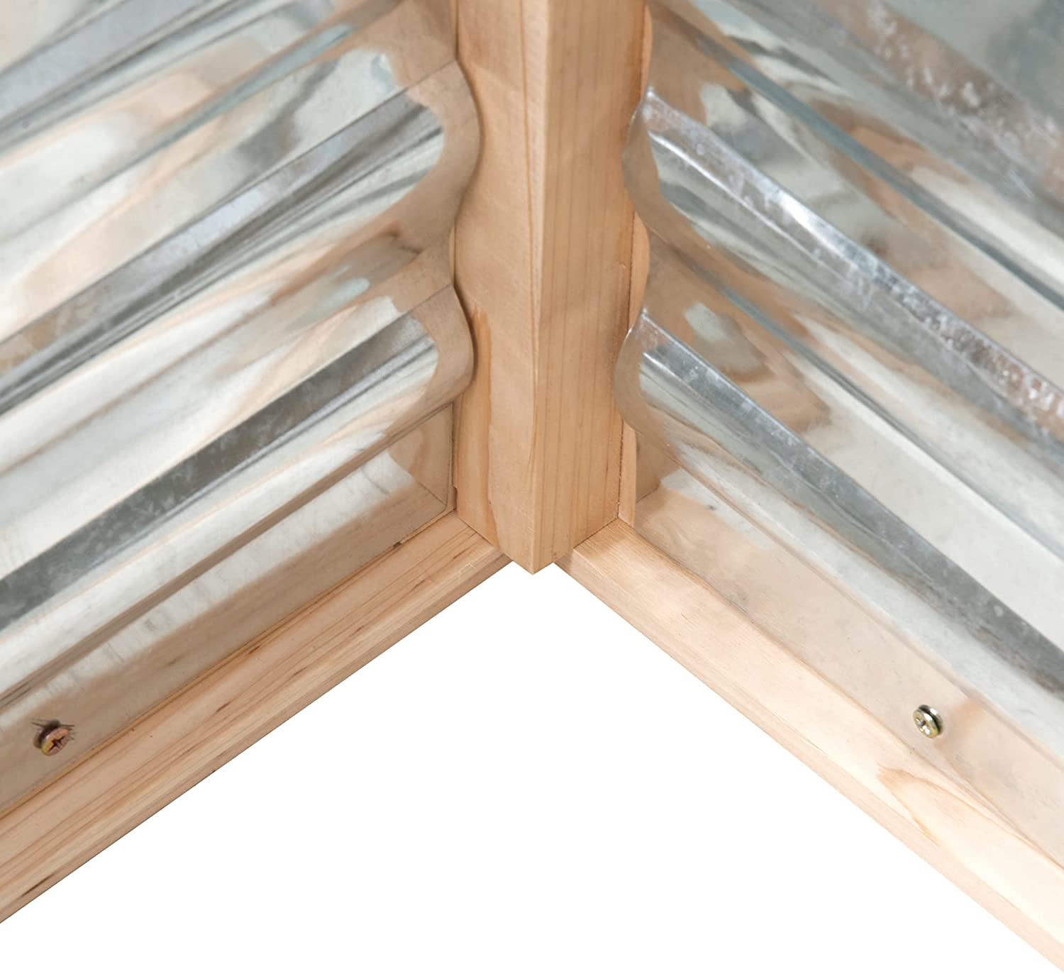 Horti Flower Erexit Red Kit w/ Greenhouse, ligneus Cold Frame Planter, Naturalis