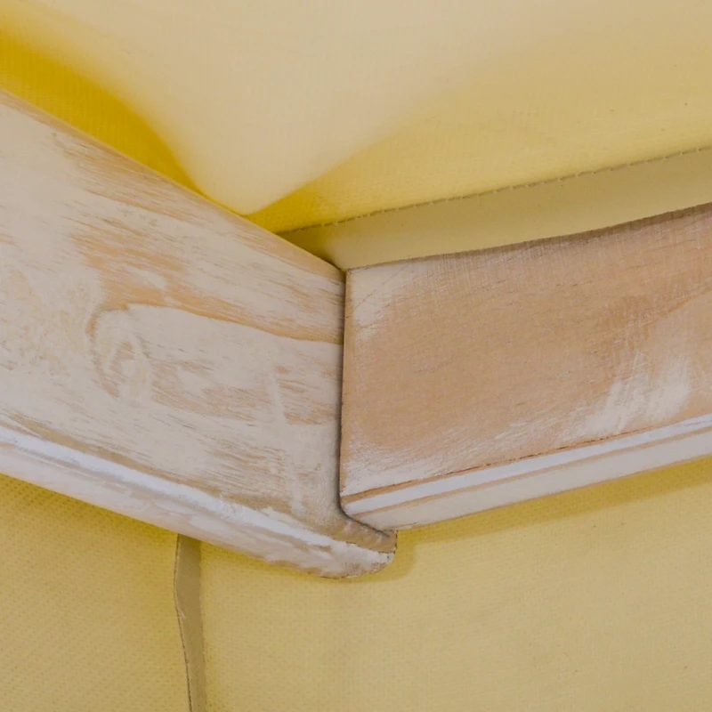 2-Person Outdoor Swing Porch Swing with Wooden Stand, Fortis A-Frame Design, & Adjustable Water-Fighting Canopy