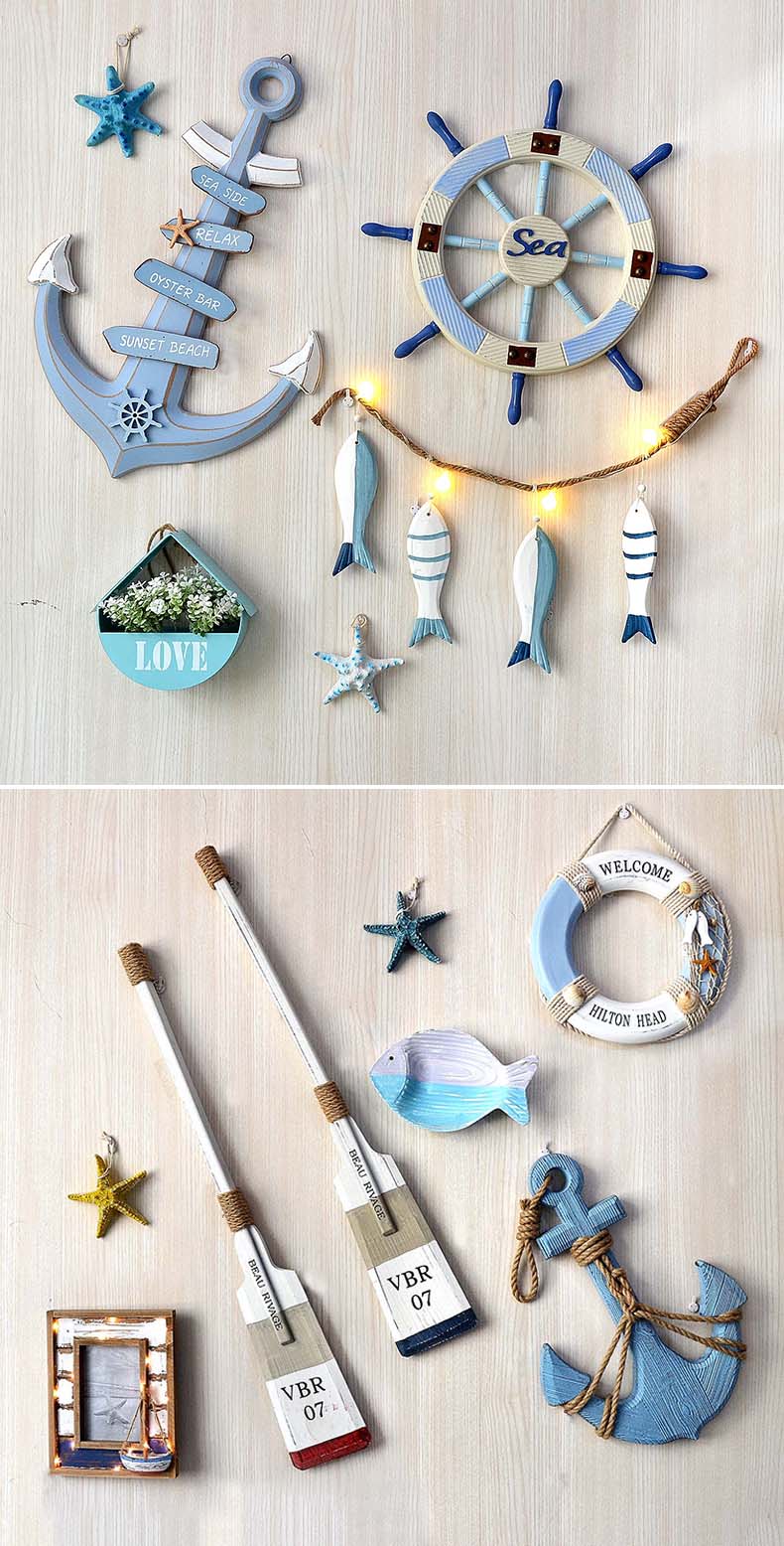 Lixincrafts ora maritima decor, mare style decor, Navis Rota