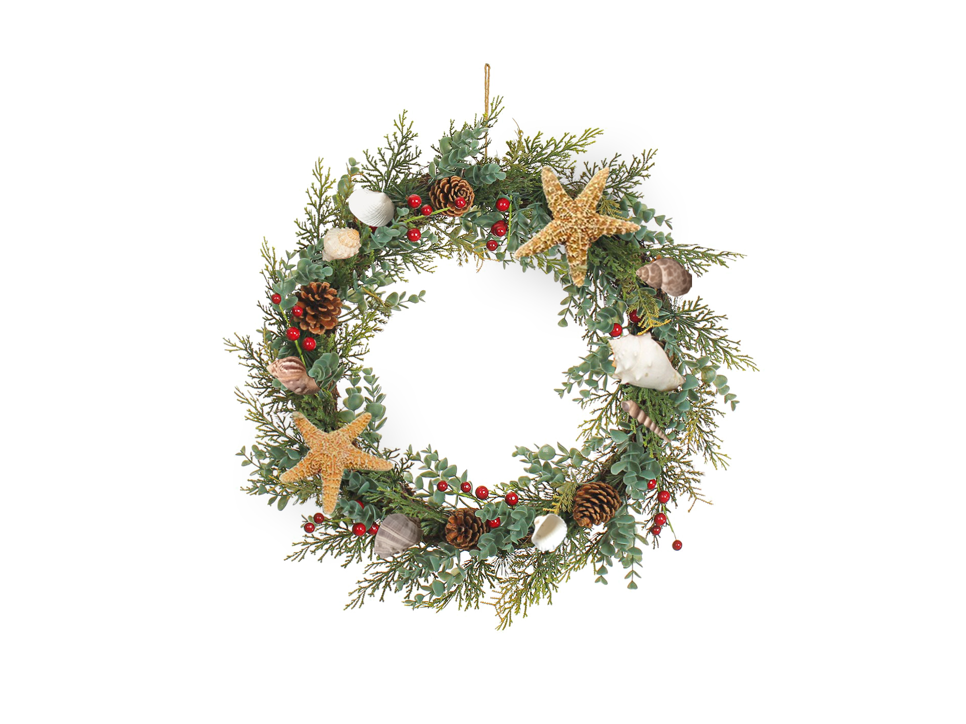 Lixincrafts ora oraculum decor, mare stili decor, Testa Wreath